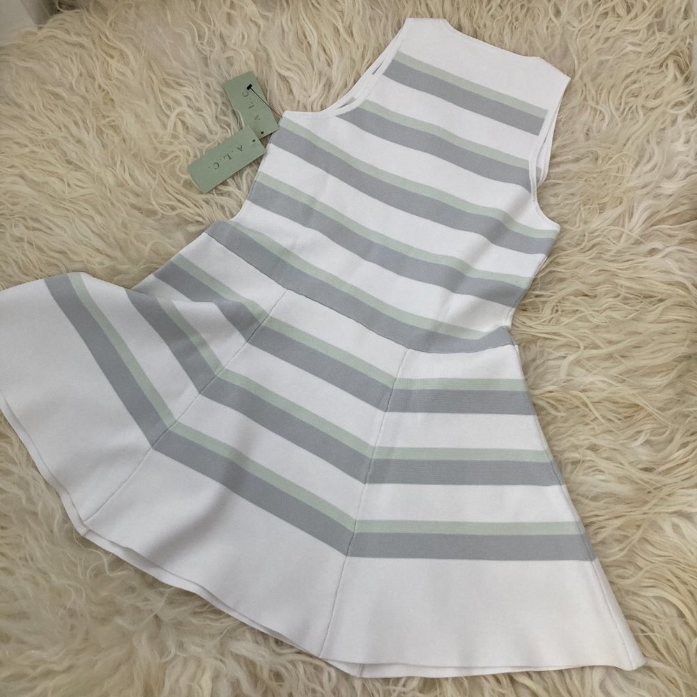 A.L.C. Striped Mini Dress 2018 - Picture 7 of 9